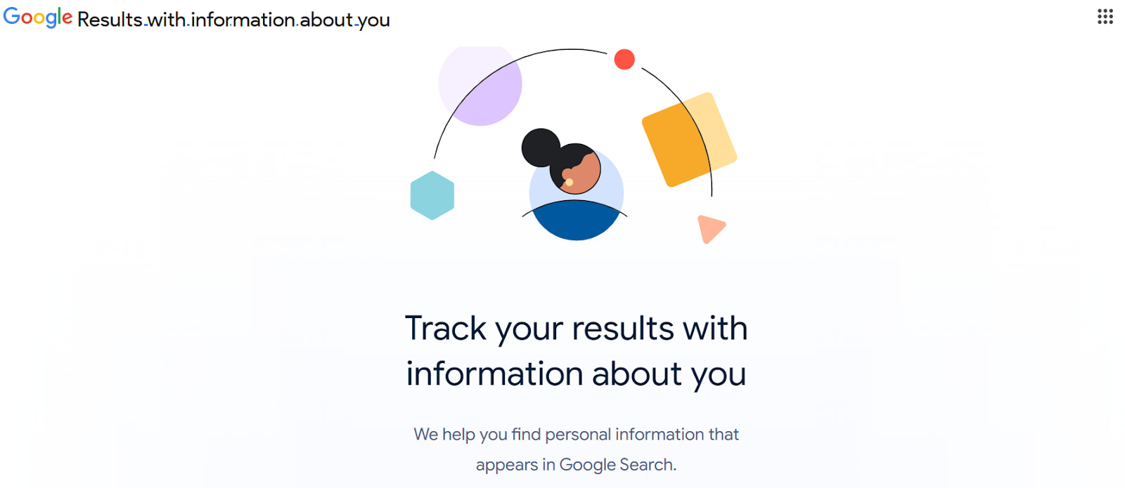 google Results about you tool
