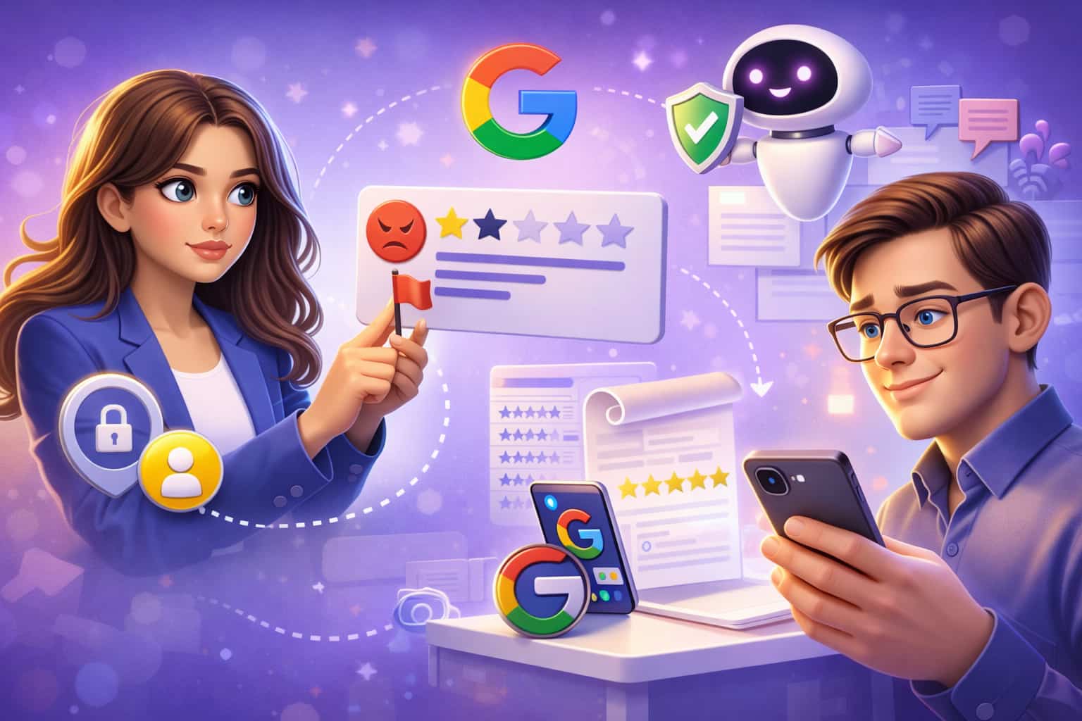 if you report a Google review is it anonymous