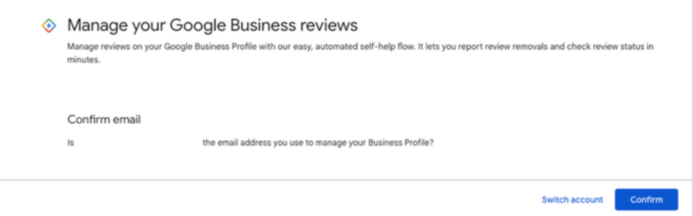 Запит на видалення шкідливого відгуку в Google Business